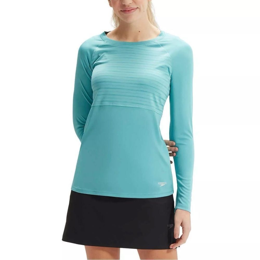 Speedo Aqua Activewear Long Sleeves Top size Large